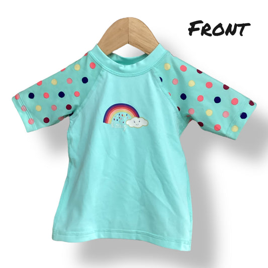 ROXY SHORT SLEEVES BABY RASH GUARD