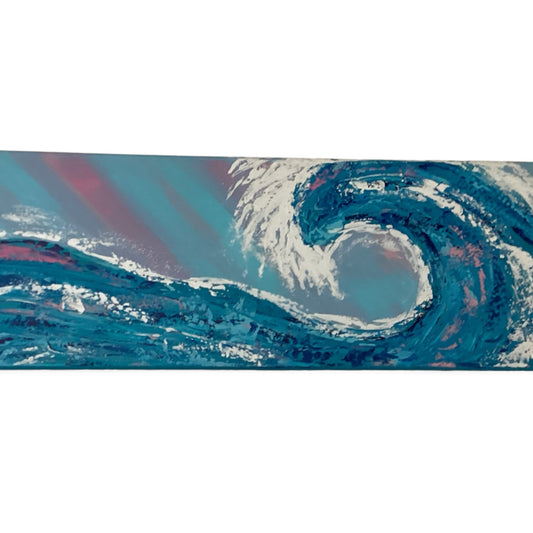 TINY WAVES OF LIFE ART 12’x36’