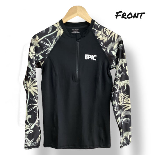 EPIC LONG SLEEVES RASH GUARD WITH ZIPPER