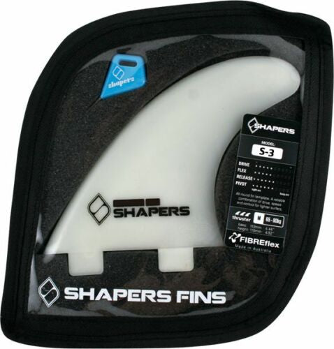 SHAPERS AUSTRALIA S-3 FCS NATURAL 3fin SET