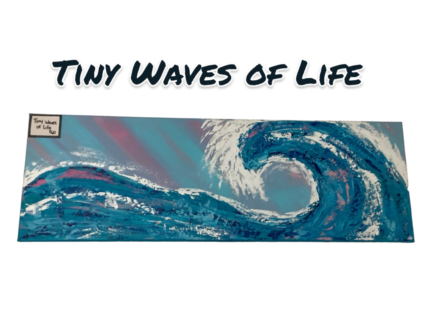 TINY WAVES OF LIFE ART 12’x36’