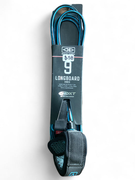 O&E ONE XT LONGBOARD KNEE 9’ LEASH