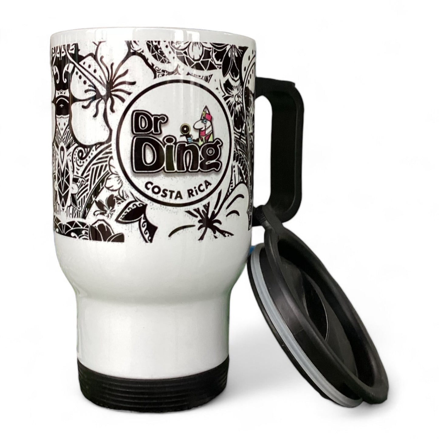 DR DING CUSTOM INSULATED TRAVEL MUG